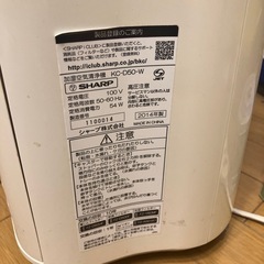 シャープ　空気清浄機の画像