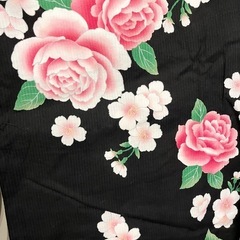 大人用浴衣 花柄 お祭り 花火大会 夏ファッションの画像