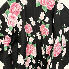 大人用浴衣 花柄 お祭り 花火大会 夏ファッションの画像
