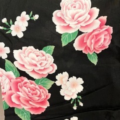 大人用浴衣 花柄 お祭り 花火大会 夏ファッションの画像