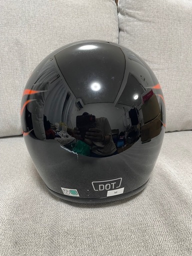 ②ハーレーダビッドソン オレンジフレイム ジェットヘルメット M (すず