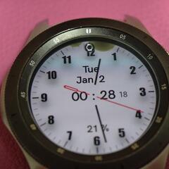 【ジャンク】【7月31日まで】Galaxy Watch 46mm シルバー ギャラクシーウォッチの画像