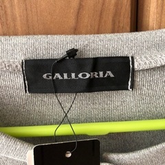 【新品】GALLORIA グレー カーディガンシャツの画像