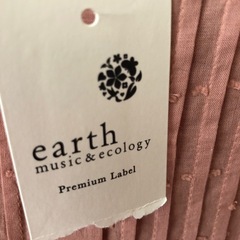 【新品】earth music&ecology テラコッタ 長袖ブラウス Fの画像