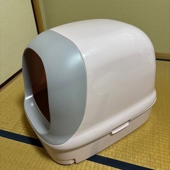ニャンとも　猫用　トイレ　ローズ系の画像