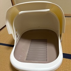 デオトイレ　猫用　トイレ　ナチュラルアイボリーの画像