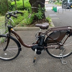 ヤマハPas with電動自転車　　ほとんど乗ってない