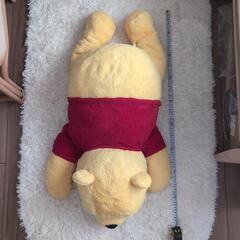 くまのプーさん　ぬいぐるみ　抱き枕　東京ディズニーランドで購入した正規品の画像