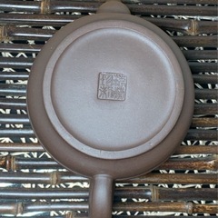 配送可能　煎茶道具 朱泥 茶器　セット　落款あり 茶道具 紫砂 急須 中国美術 在銘　骨董　古道具　アンティーク　古玩　古董　時代物の画像