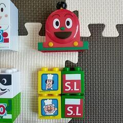 ブロックラボ　アンパンマン とSLマンと123！数字ブロックセットの画像