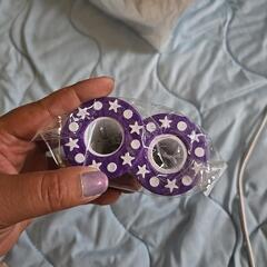 汎用 六角グリップ 星柄 パープル 新品 PURPLE 紫 スターグリップの画像