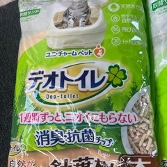 猫トイレ砂、猫砂デオトイレの画像