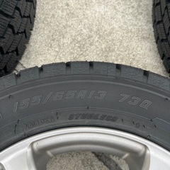 冬用タイヤ13インチ　ホイール付きの画像