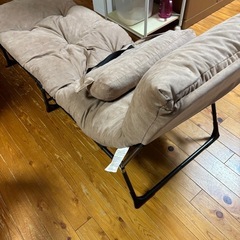 取引終了　リクライニングカウチちょい寝ベッドの画像