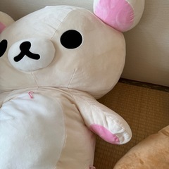 特大ぬいぐるみ　リラックマ　コリラックマ　2体セットの画像