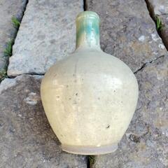 割れあり大徳利　金継練習素材　高さ約36cm　松代焼？の画像