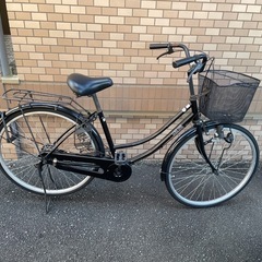 @*o様 福岡市引取り限定　シティサイクル 前カゴ付き 26インチ 黒 o様 福岡市引取り限定 シティサイクル 前カゴ付き 26インチ 黒