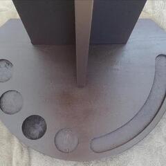 最終値下げ木製ゴルフクラブスタンド　釣り竿スタンドの画像