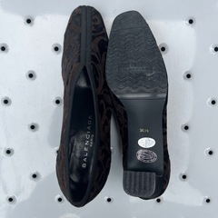 BALENCIAGA ダークブラウン シューズ本革未使用品新品23.5cm超お買得
の画像