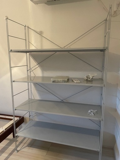 無印良品　スチールラック　稼働棚　棚６枚