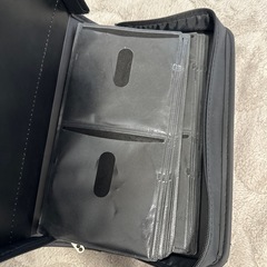 CD/DVD ウォレット ブラックの画像
