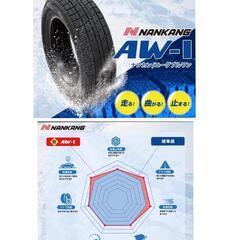 1台限定セール！組み換え工賃込み❄️新品スタッドレス185/65R14❄️ナンカンAW-1新モデル　マジ氷に効きます！の画像