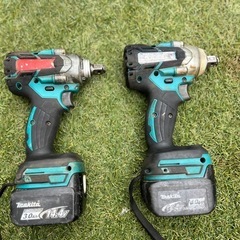 マキタ　インパクトレンチ14.4v2台
の画像