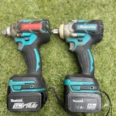 マキタ　インパクトレンチ14.4v2台
の画像