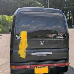 「現在お取引中です」H20年式　ホンダ　バモスホビオ４WD（黒）　元グレードMの画像