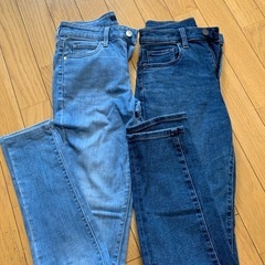 ユニクロ HEATTECH ジーンズ 24サイズ 2本セット