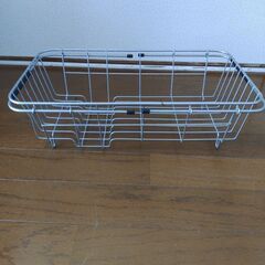 水切りバスケット　伸縮タイプの画像