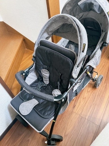 2人乗り ベビーカー 縦型   綺麗