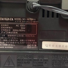 SONY DVDライターVRD-MC5 / aiwa ビデオカセットレコーダーの画像