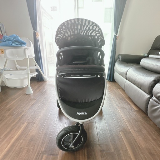 アップリカ 3輪ベビーカー バギー スムーヴ AD ネイビーボーダー