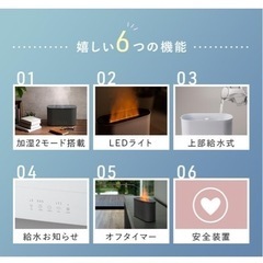 スリーアップ　加湿器　黒色　HB-T2272WHの画像