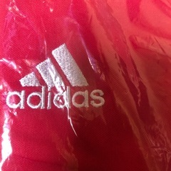 adidas長袖ジャージ上着、赤🟥の画像