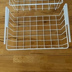 キッチン吊り下げ棚２個セット　値下げ‼️の画像