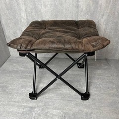 バタフライチェア　オットマン　2点セット　ニトリ　折り畳みチェア　キャンプ用品の画像