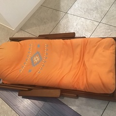 値下！中古・木製折りたたみリクライニングチェア2脚組の画像