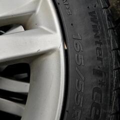 軽自動車用アルミホイール付きスタッドレスタイヤの画像