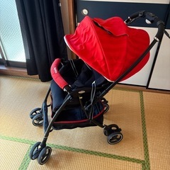 売却済み　【おまけ付き】ラグーナエアーベビーカー　aprica 