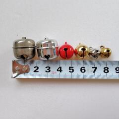 キーリング ボールチェーン ブローチピン 鈴 まとめ売り ハンドメイドにの画像