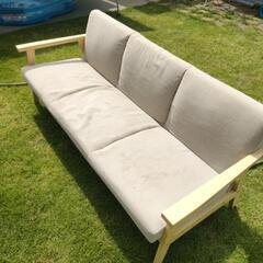 【すぐに決まらなければ処分します。】３人掛けソファ