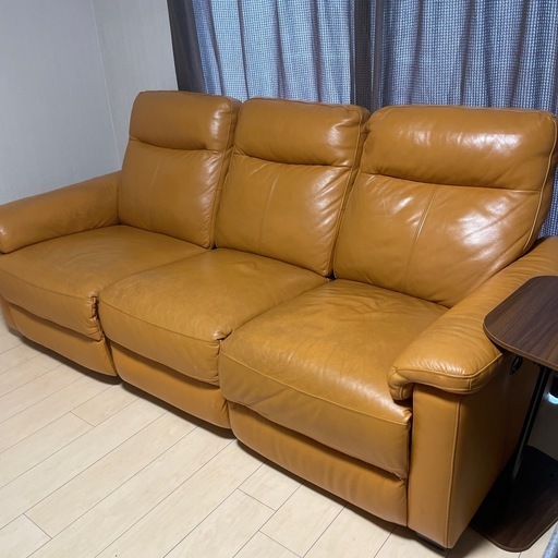 3人掛けリクライニングソファ