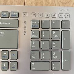 sony キーボード　テンキー付の画像