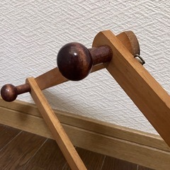伸縮自在💕木製の壁掛けフック ウォールハンガー　衣類掛けフックの画像