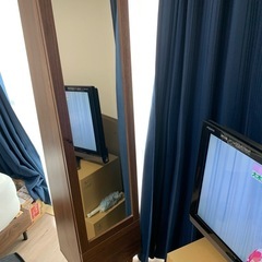 ※7/20午前に取りにきていただける方：全身鏡つき収納の画像