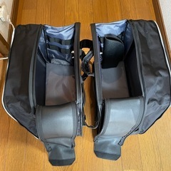 バイク　サイドバック　KEMIMOTO バイク用サイドバッグ11L-15L容量可変　
カバン　ツーリング　サドルバック　オートバイ の画像
