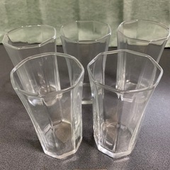 夏用グラス5個　新品未使用品　箱無の画像