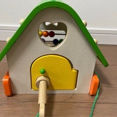 あそびのおうち エドインター 【型はめおもちゃ】【形あわせ】【はめこみ】【ドールハウス】の画像